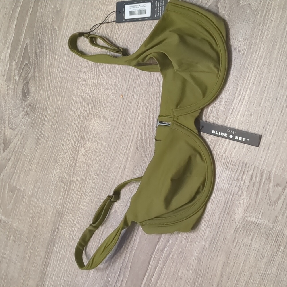 Cuup Fern the scoop wired swim top size 8